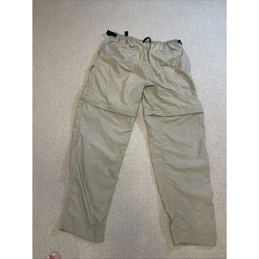 REI Pants Men's 32x31* Convertible Nylon Belted Cargo Hiking Khaki